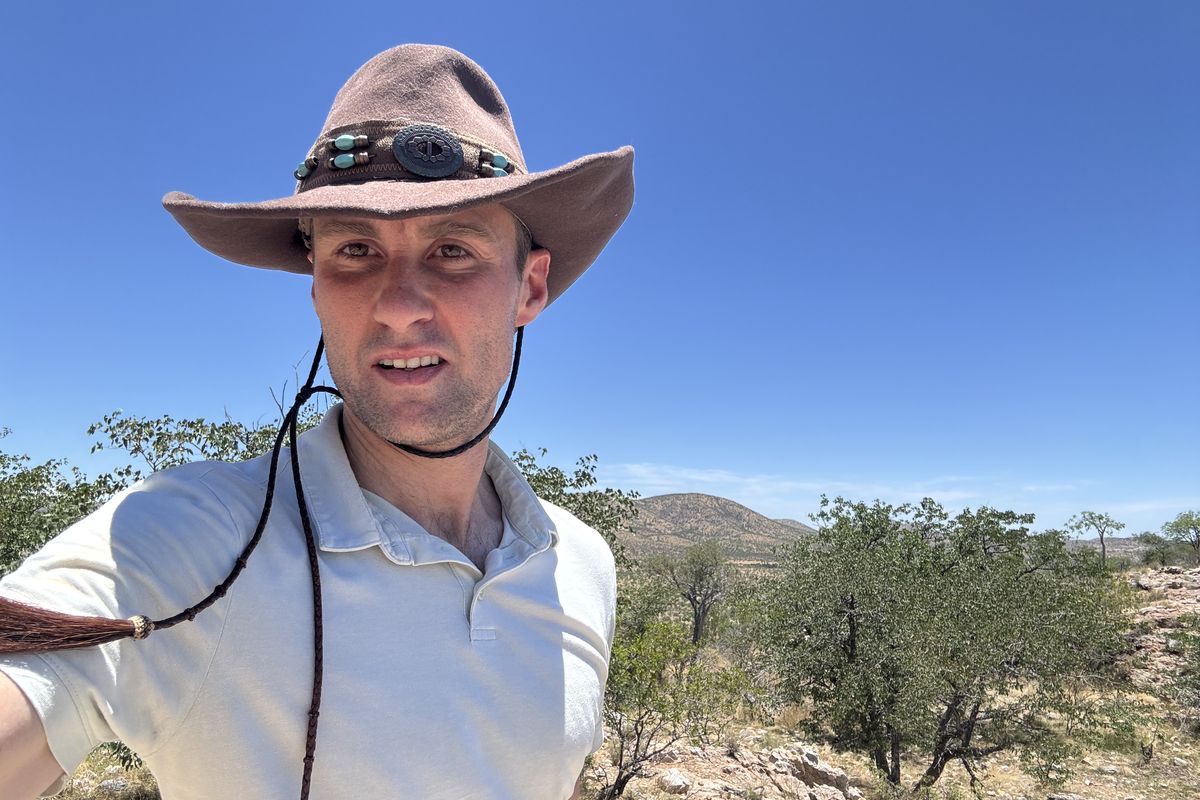 On the land in Namibia